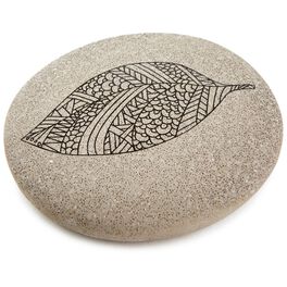 Leaf DIY Coloring Rock, Leaf DIY Coloring Rock, , large