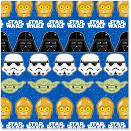 Star Wars™ Wrapping Paper Roll, 25 sq. ft., Star Wars™ Wrapping Paper Roll, 25 sq. ft., , large