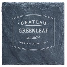 Better With Time Personalized Slate Coaster, Set of 4, Better With Time Personalized Slate Coaster, Set of 4, , large