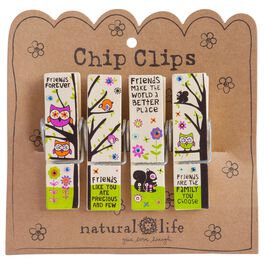 Natural Life Friends Chip Clips—Set of 4, Natural Life Friends Chip Clips—Set of 4, , large