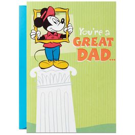 Mickey Mouse You're Great Father's Day Card, Mickey Mouse You're Great Father's Day Card, , large