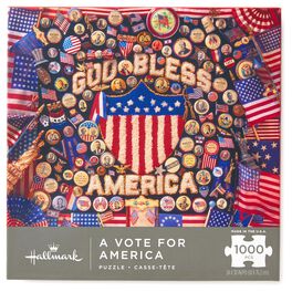 A Vote for America Patriotic 1000-Piece Jigsaw Puzzle, A Vote for America Patriotic 1000-Piece Jigsaw Puzzle, , large