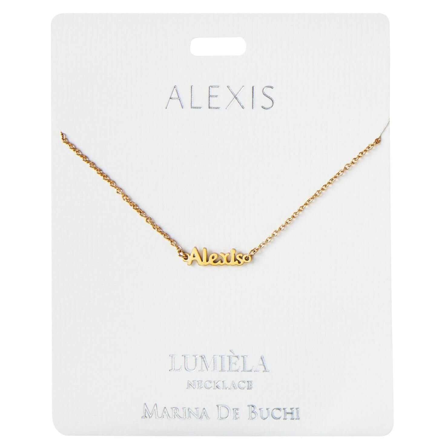 Alex Script Name Necklace, 20 