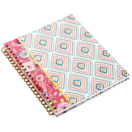 Haute Girls™ Geometric Spiral Notebook, Haute Girls™ Geometric Spiral Notebook, , large