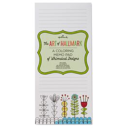 A Coloring Memo Pad of Whimsical Designs, A Coloring Memo Pad of Whimsical Designs, , large