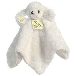 Aurora Precious Moments 4.5" Luffie Lamb Blanket Rattle, Aurora Precious Moments 4.5" Luffie Lamb Blanket Rattle, , large