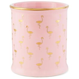 Haute Girls™ Flamingo Paradise Ceramic Pencil Cup, Haute Girls™ Flamingo Paradise Ceramic Pencil Cup, , large