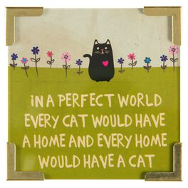 Natural Life Corner Magnet Perfect World Cat, Natural Life Corner Magnet Perfect World Cat, , large