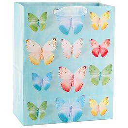Colorful Butterflies Large Gift Bag, 13", Colorful Butterflies Large Gift Bag, 13", , large