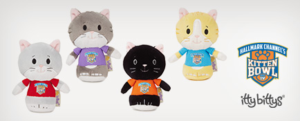 Kitten Bowl 2017 itty bittys® plush