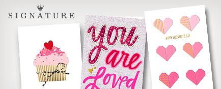 Hallmark Signature Collection Valentine's Day cards
