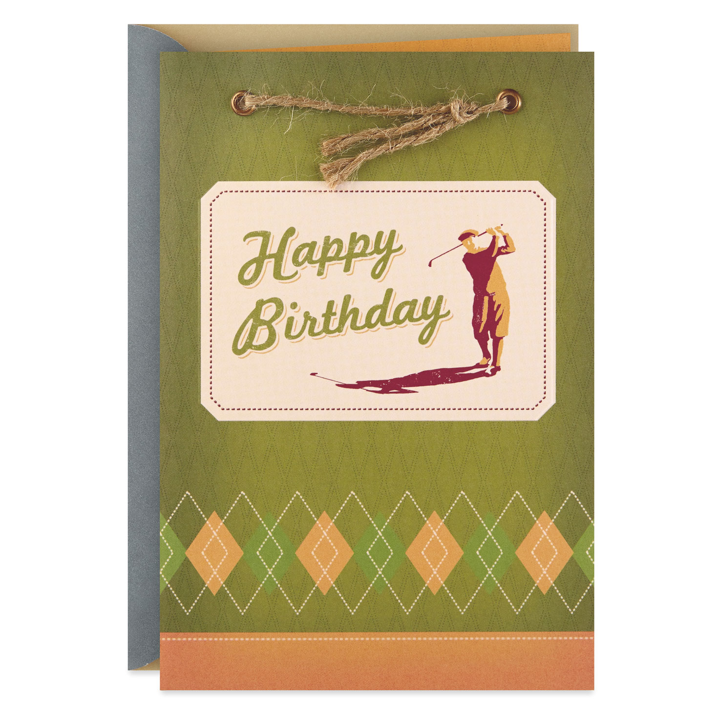 above par golfer birthday card greeting cards hallmark