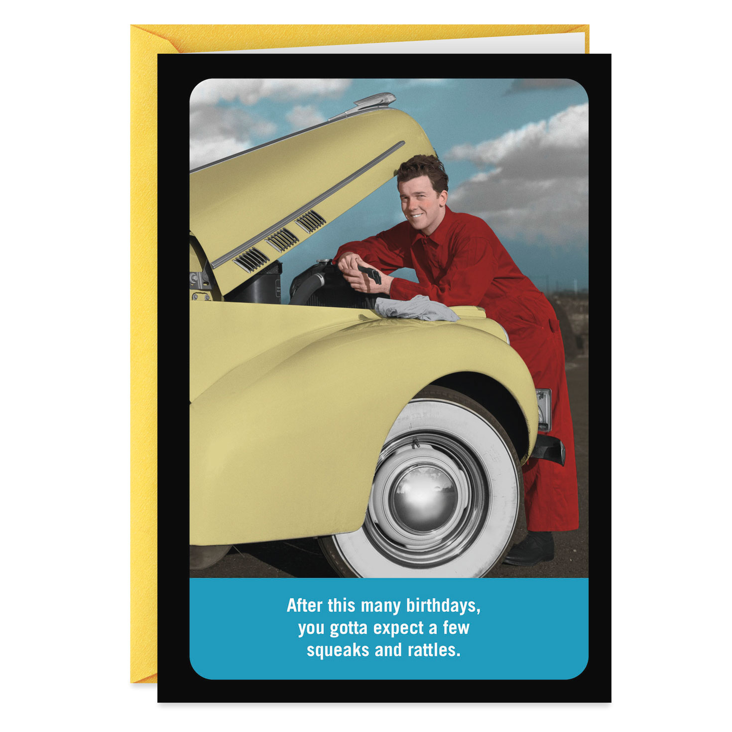 Car Mechanic Squeaks And Rattles Funny Birthday Card Greeting Cards Hallmark