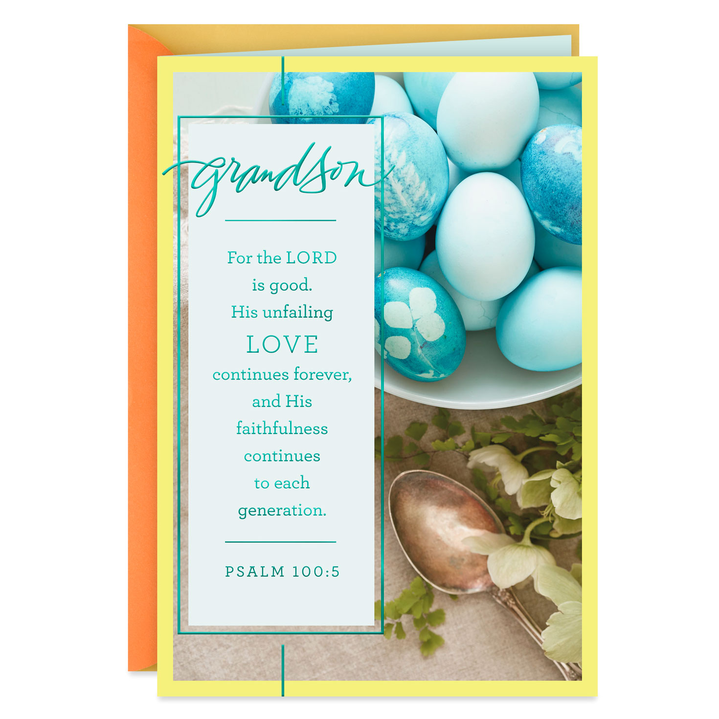Hallmark Easter Card for Grandson Appreciation at Easter