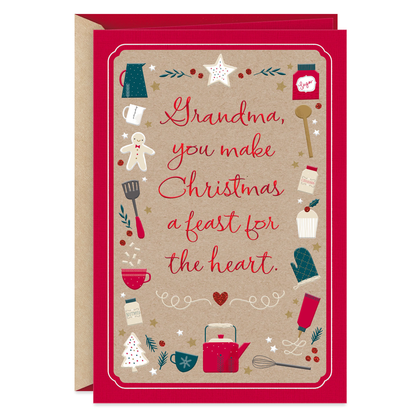 Feast For The Heart Christmas Card For Grandma Greeting Cards Hallmark