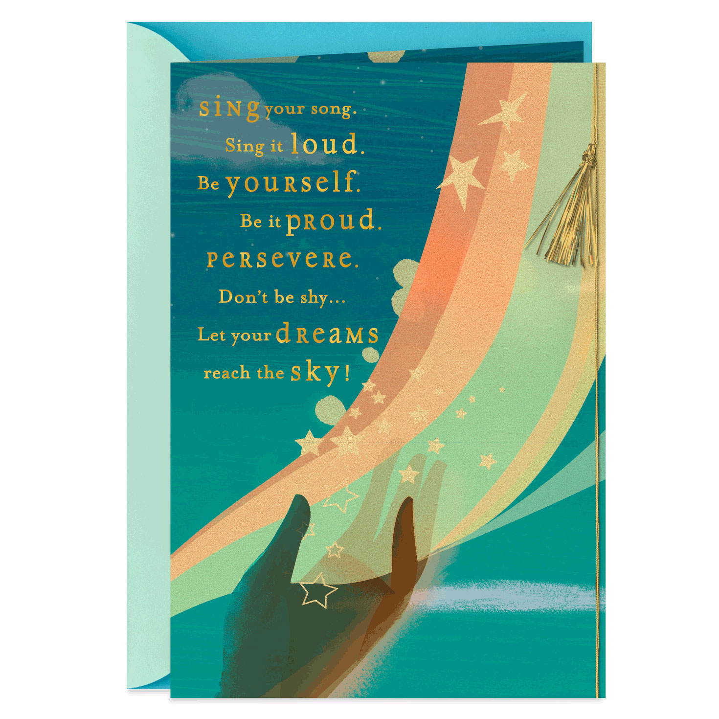 reach the sky religious graduation card greeting cards