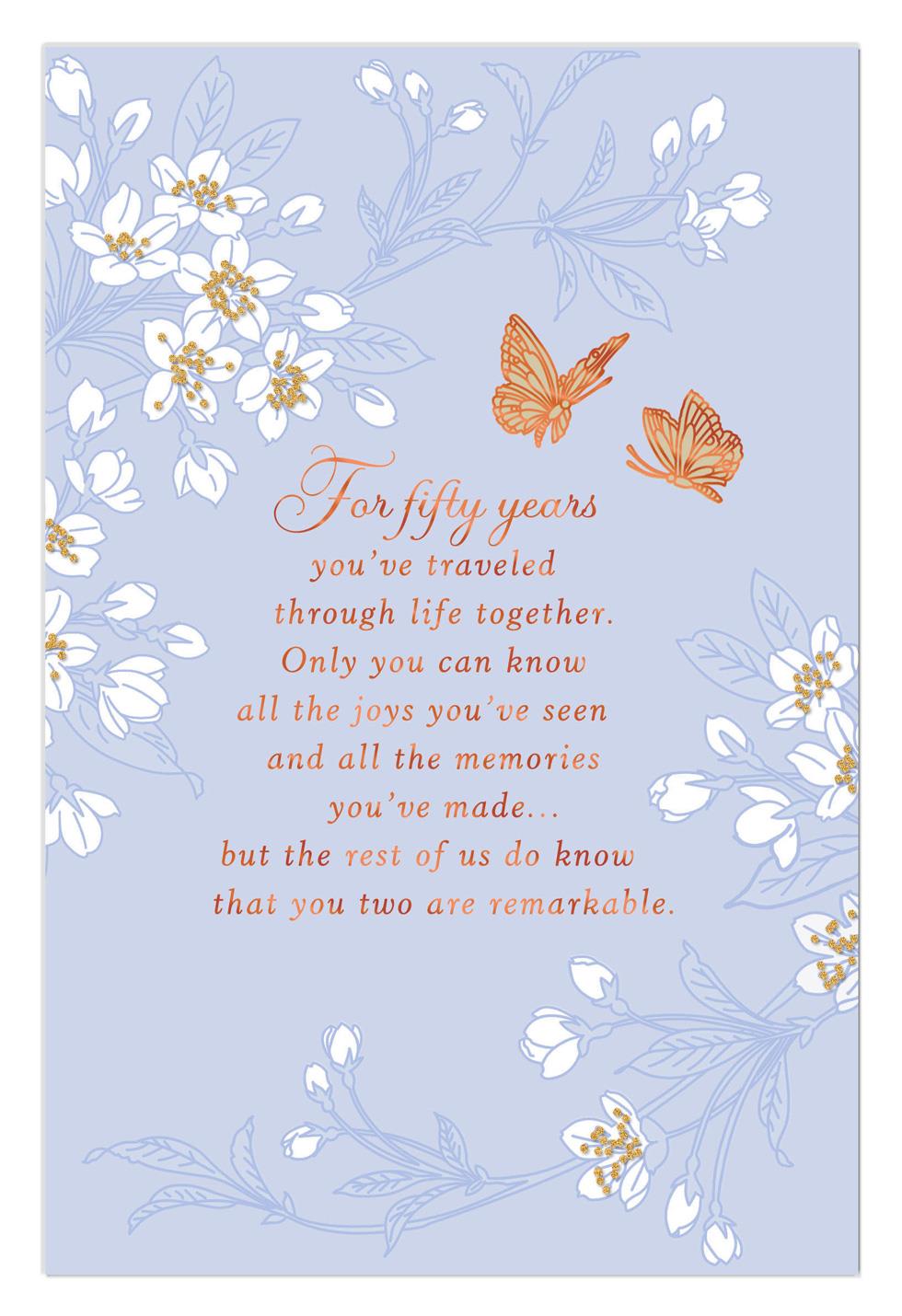 50th anniversary cards
