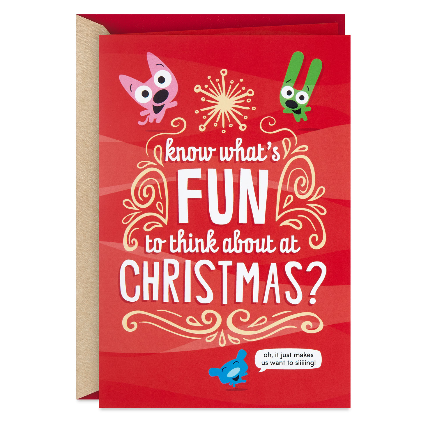 Hoops And Yoyo Save Christmas 2022 Hoops&Yoyo™ Fun To Think About Musical Christmas Card - Greeting Cards -  Hallmark