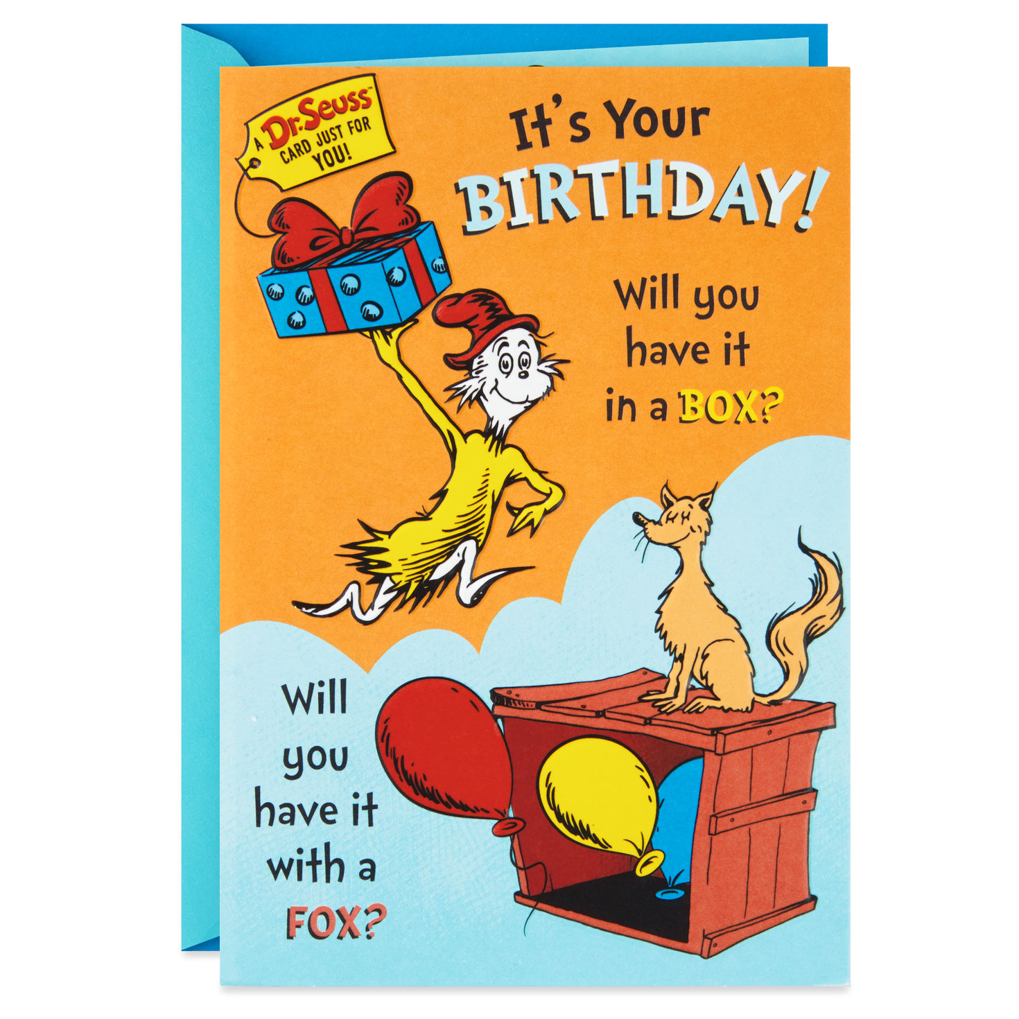 Dr. Seuss™ Have Your Birthday Here or There Birthday Card Inside Dr Seuss Birthday Card Template