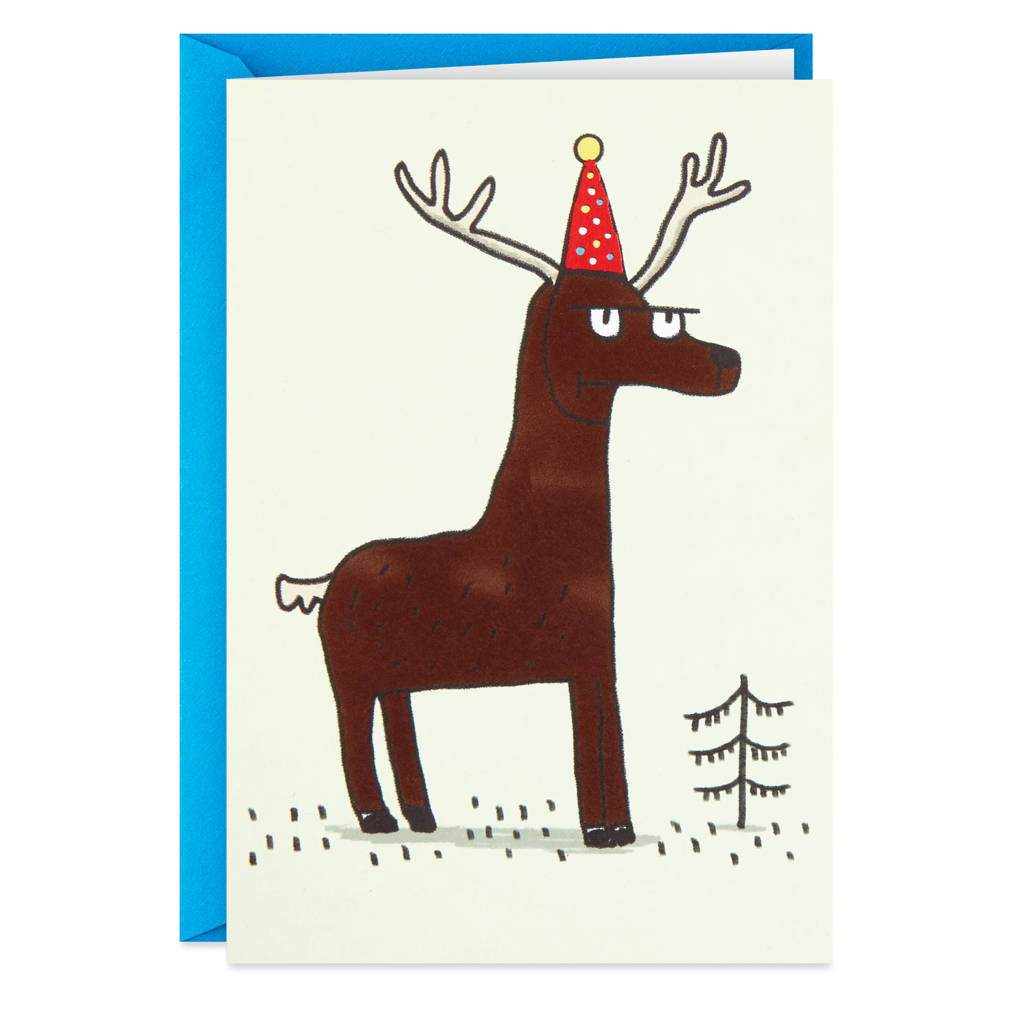 Happy Bday Deer Card