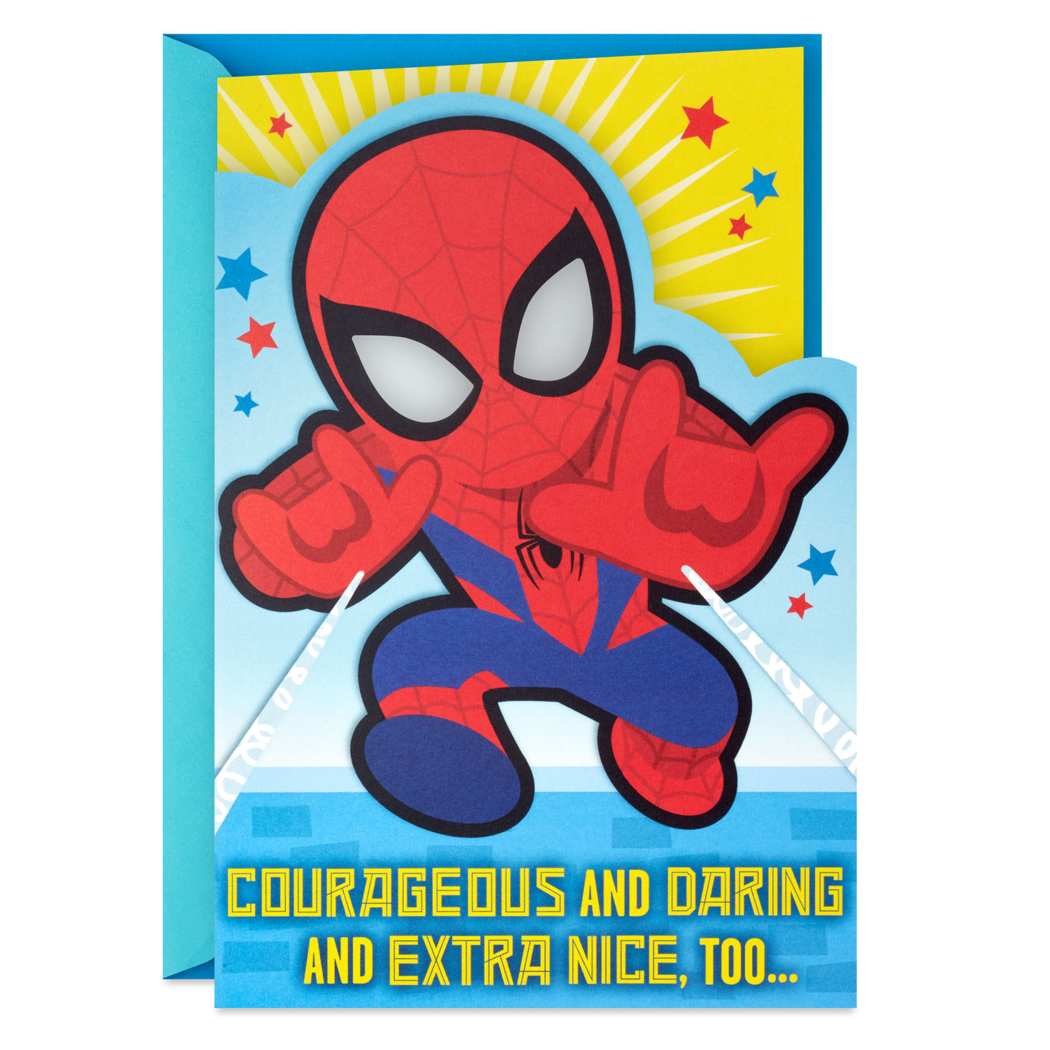Personalised Spider-man Christmas or Birthday Card spiderman Boy Girl any name 