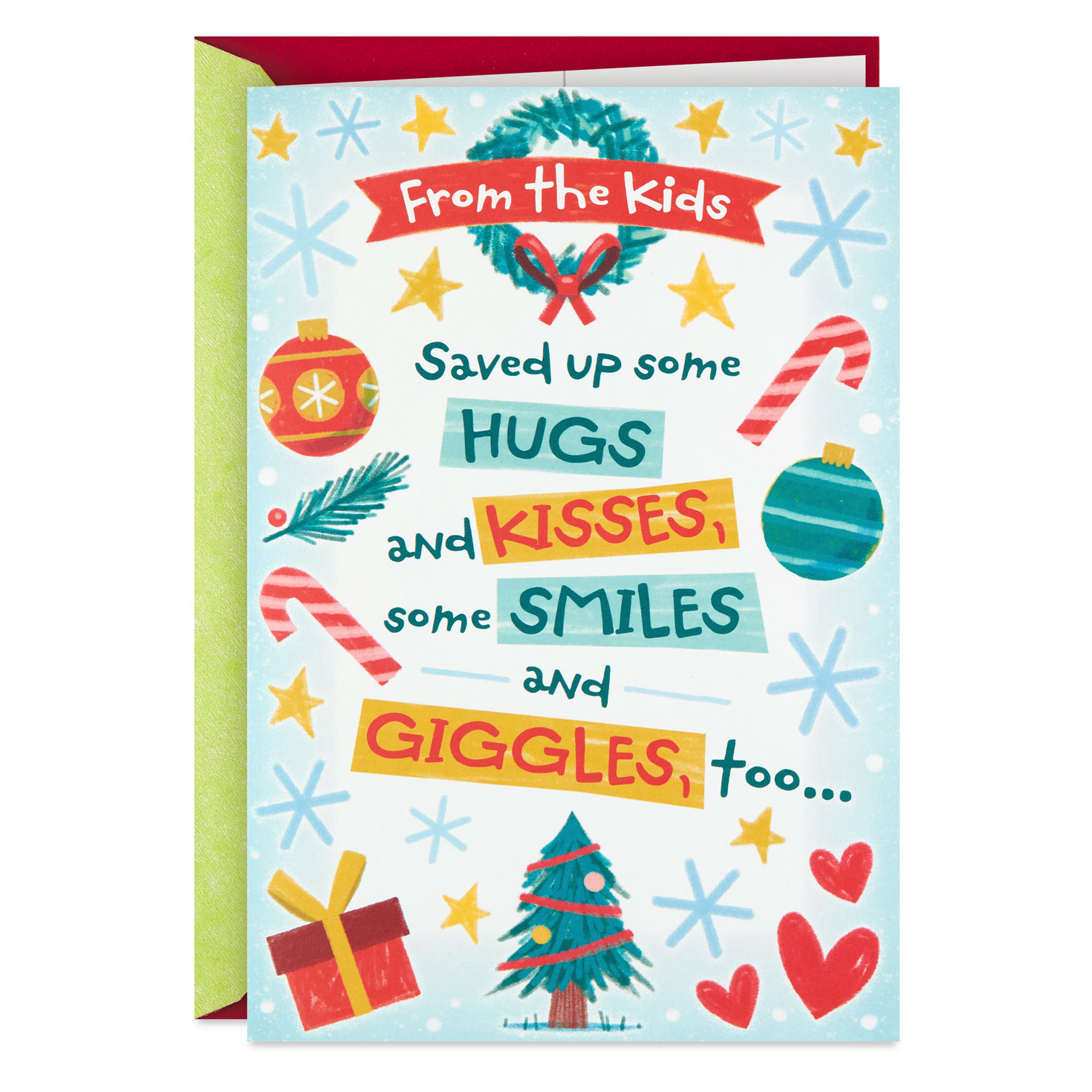 Sending Hugs Recordable Christmas Card From The Kids Greeting Cards Hallmark The justwink greeting cards app by american greetings (android, ios) lets users create and personalize cards for delivery via email, facebook, sms or snail mail. hallmark