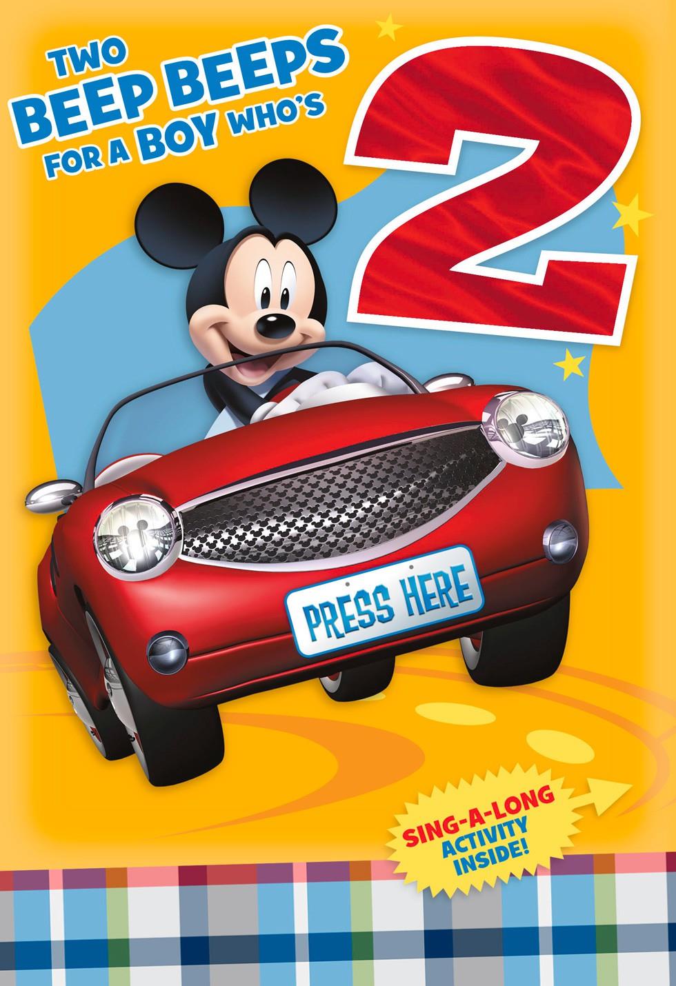 mickey mouse birthday cards