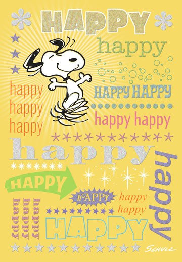 snoopy happy birthday card