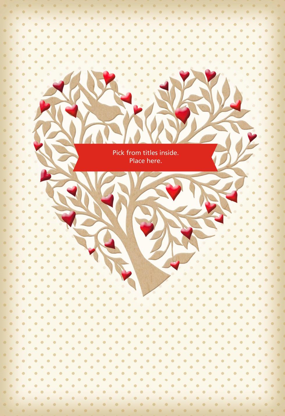 personalized valentines day card