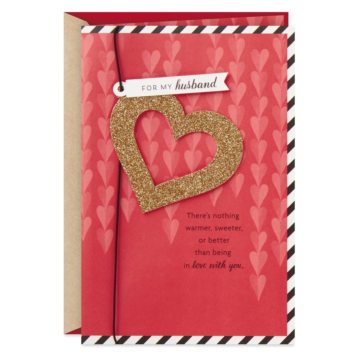 partners in love valentine's day card for husband
