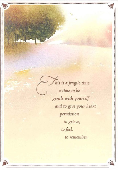 watercolor landscape sympathy card greeting cards hallmark deepest sympathy cards