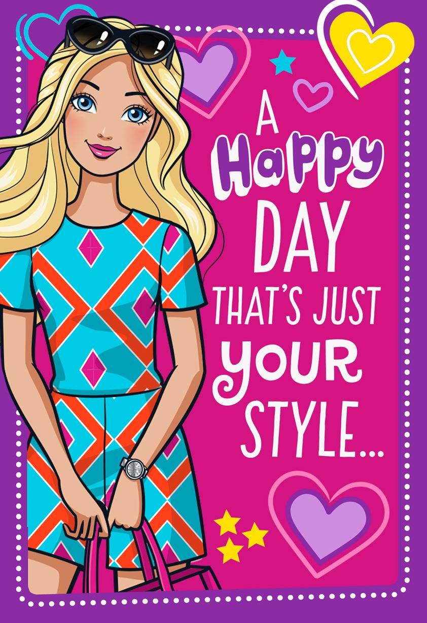 barbie greeting cards