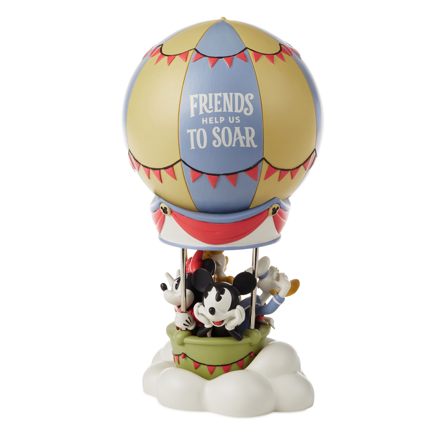 Disney Mickey And Friends Hot Air Balloon Limited Edition Figurine 8 25 Figurines Hallmark