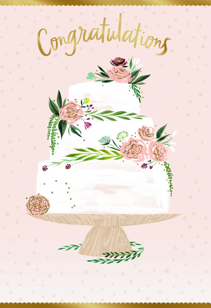 wedding cake wishes wedding card greeting cards hallmark