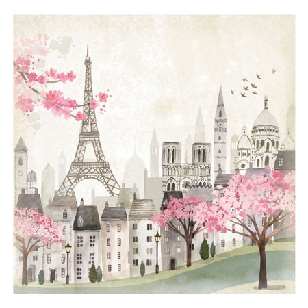 paris scene with eiffel tower blank card greeting cards hallmark baby first christmas ornament