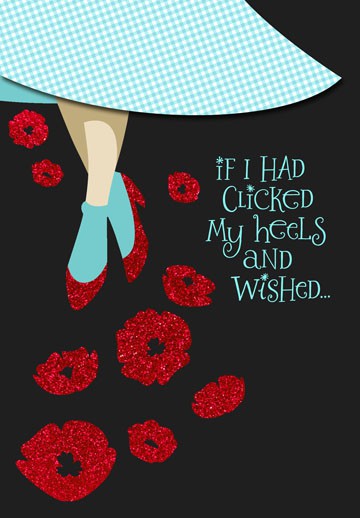 The Wizard Of Oz™ Ruby Slippers™ Friend Birthday Card ...