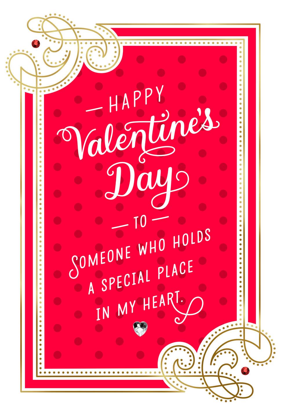 Special Place in My Heart Valentine's Day Card - Greeting ...