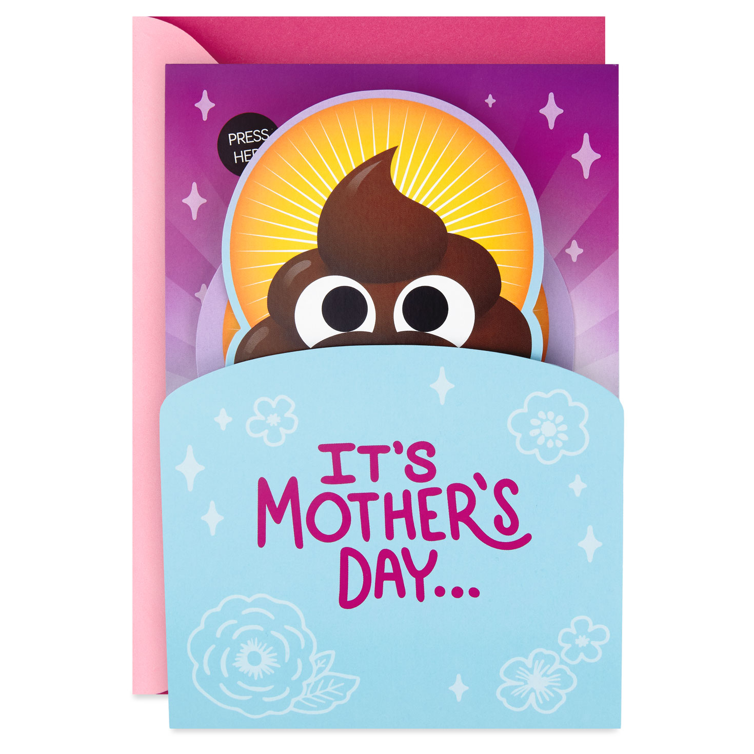 Mothers Day Card from Hallmark Fun Emoji Design