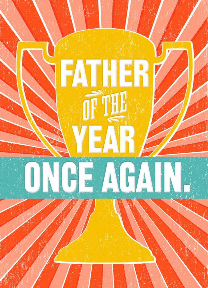 dad of the year trophy