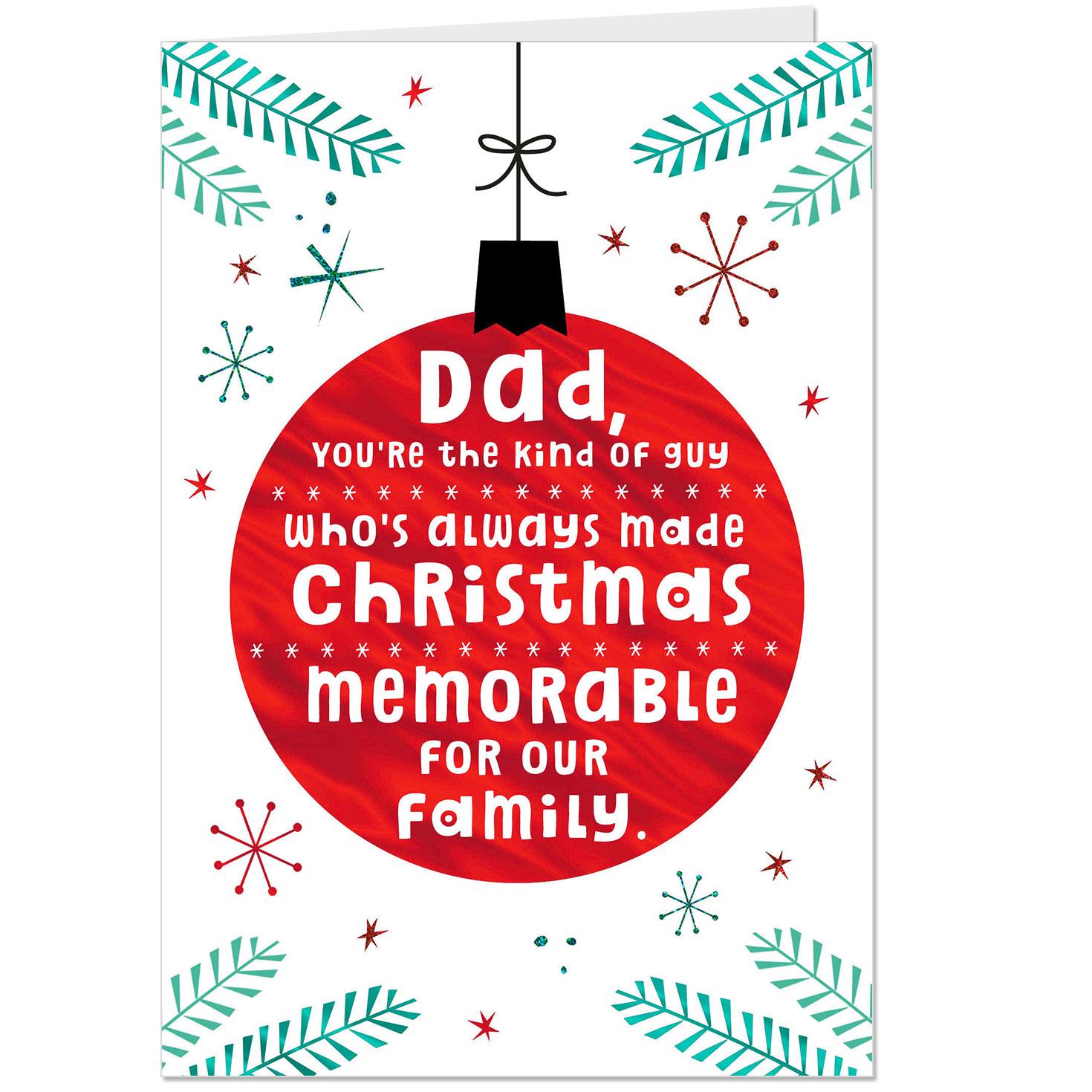 christmas card for dad