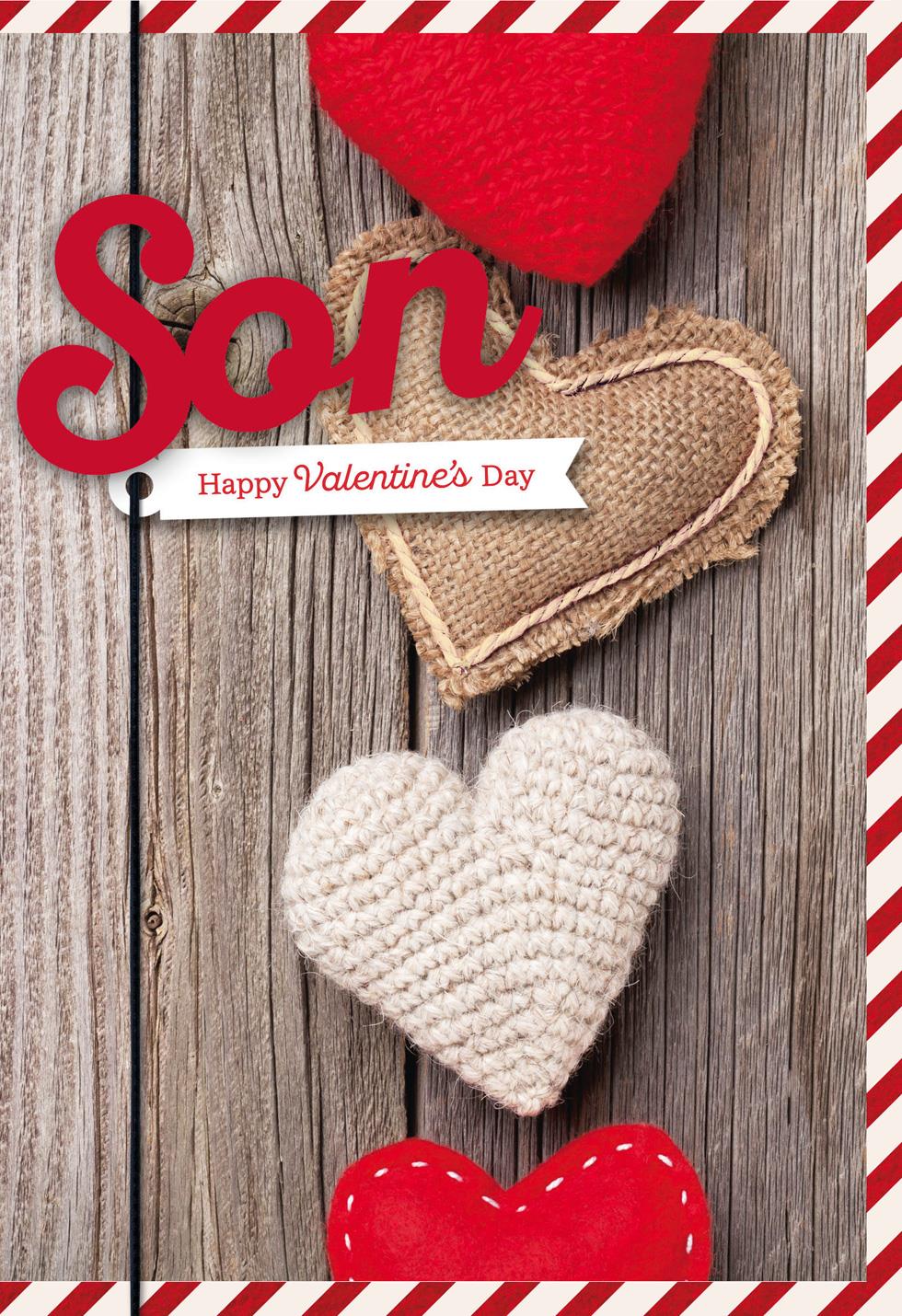 Proud of You, Son Valentine's Day Card From Parents ...