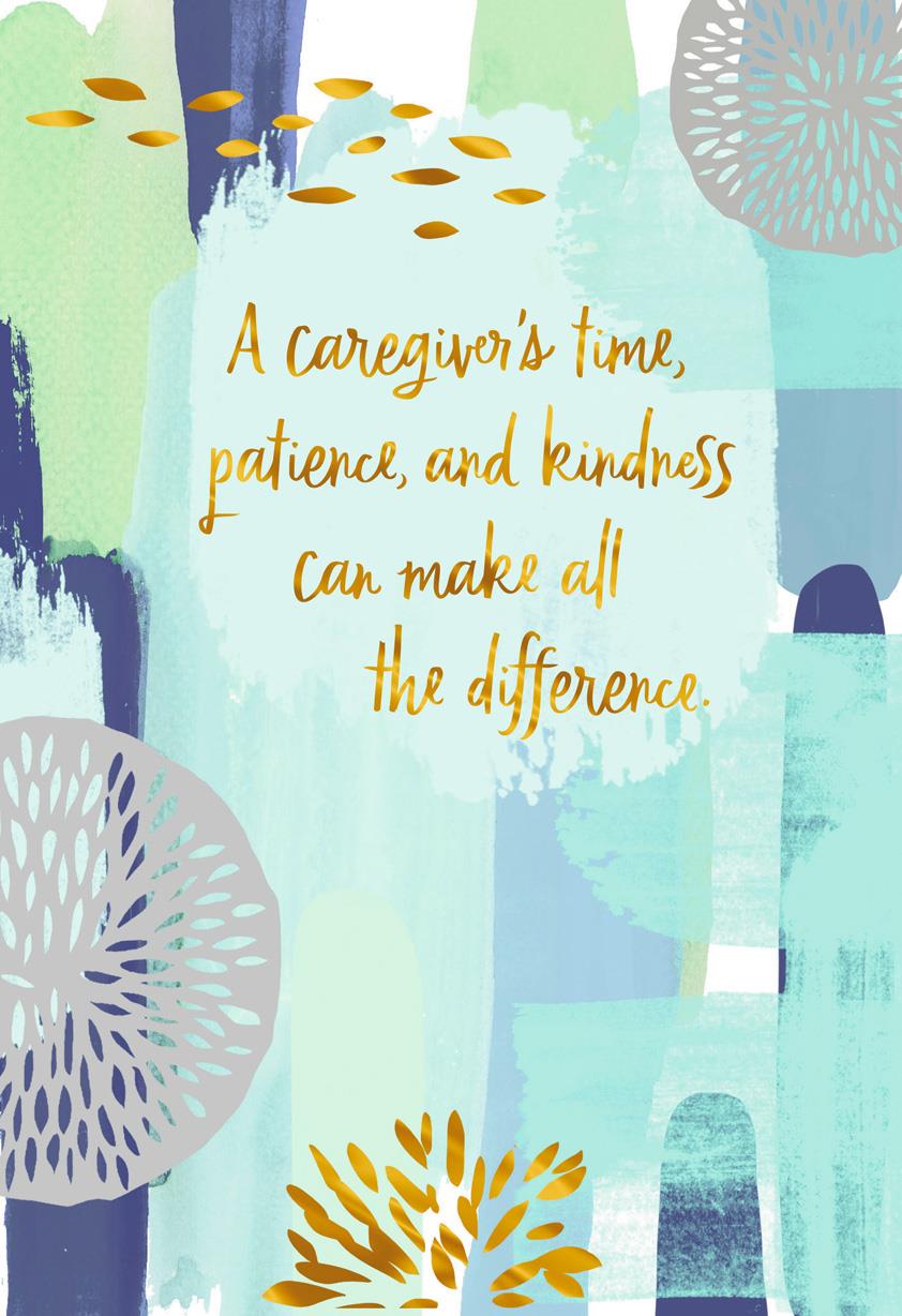 You Make All the Difference Thank You Card for Caregiver ...