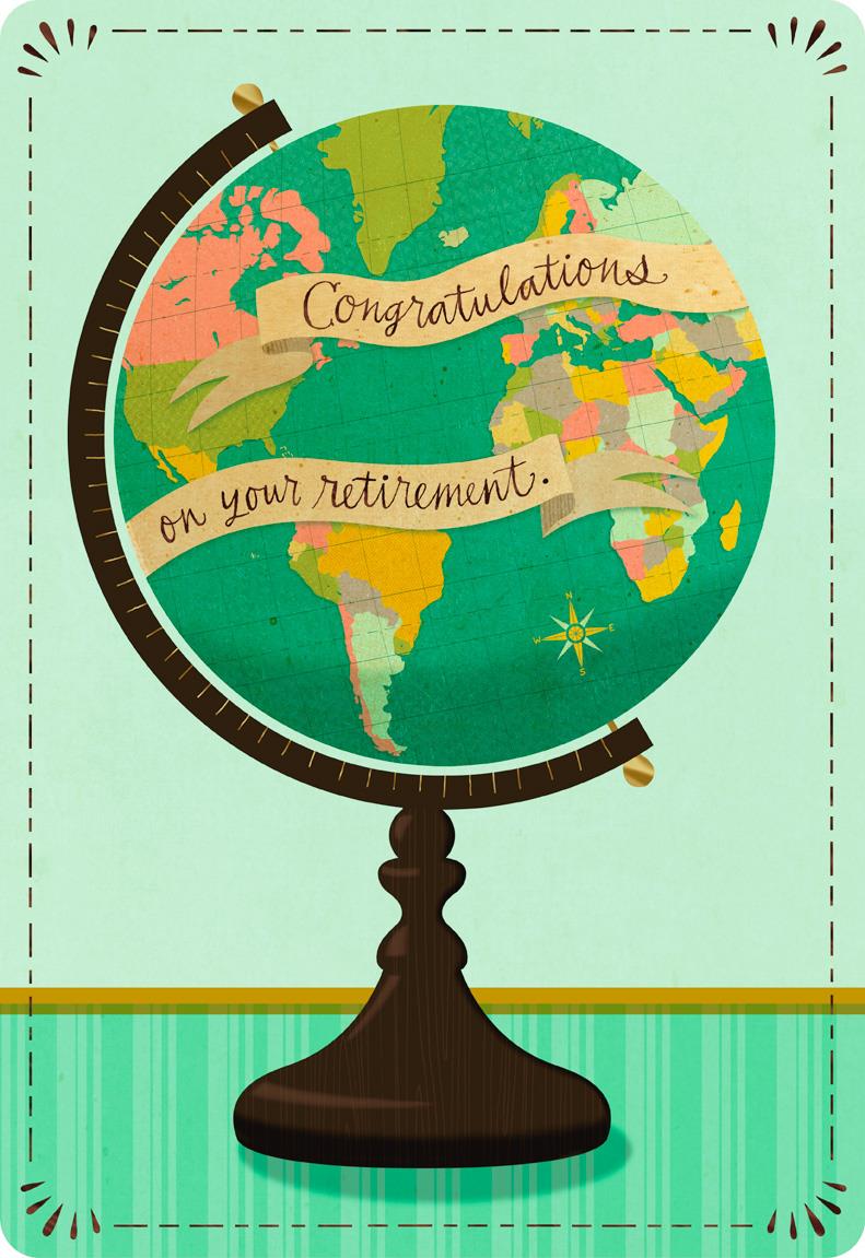 Your Next Adventure Awaits Jumbo Retirement Card, 16.25 ...