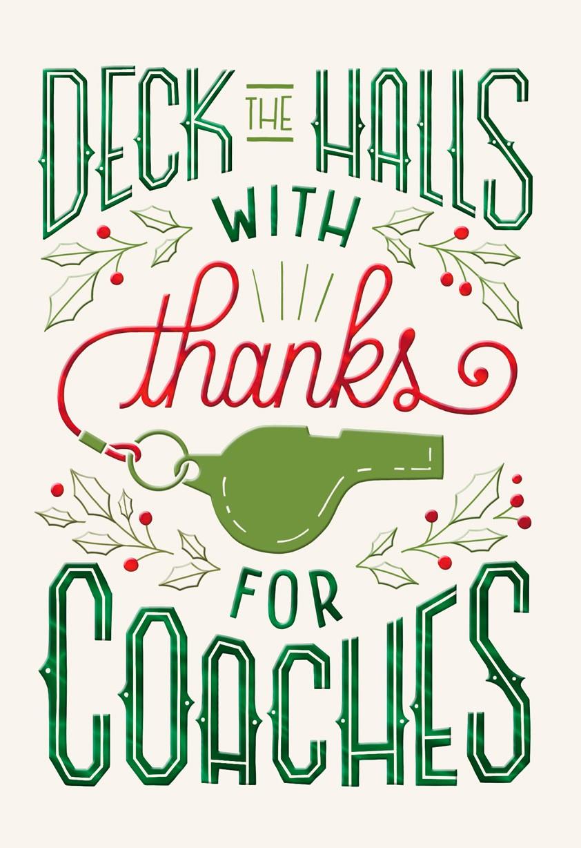 thank you card for coach