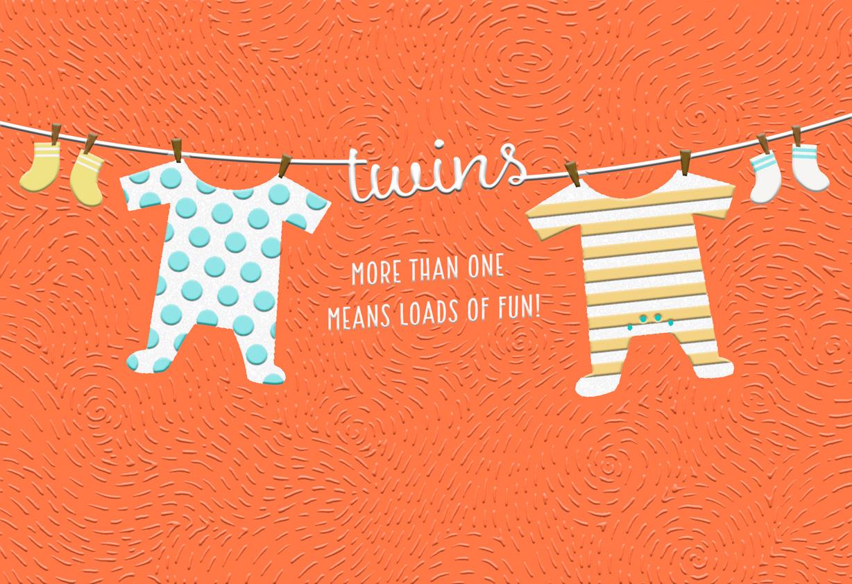 loads of fun new baby twins card greeting cards hallmark baby shower the office