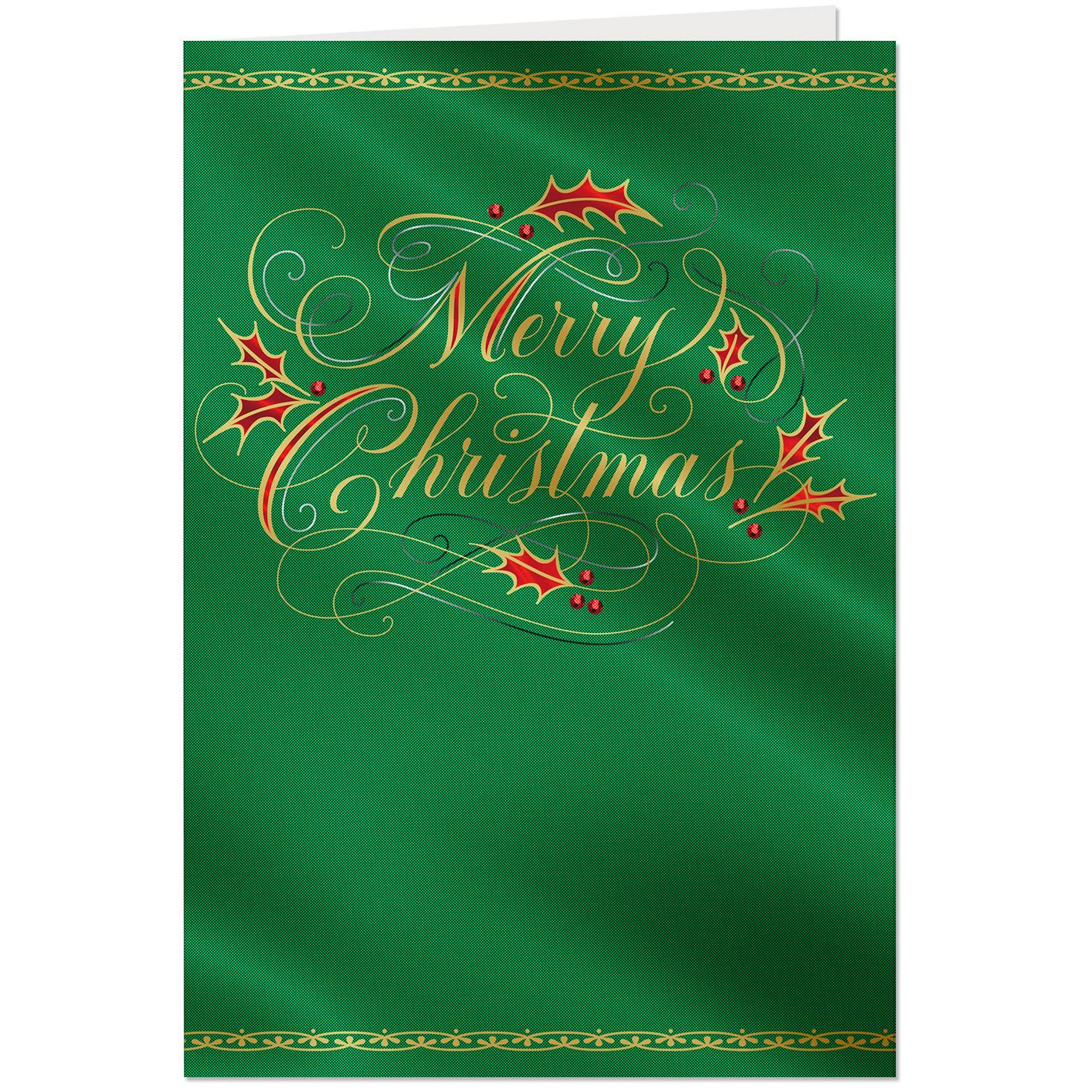 merry christmas and happy new year christmas card