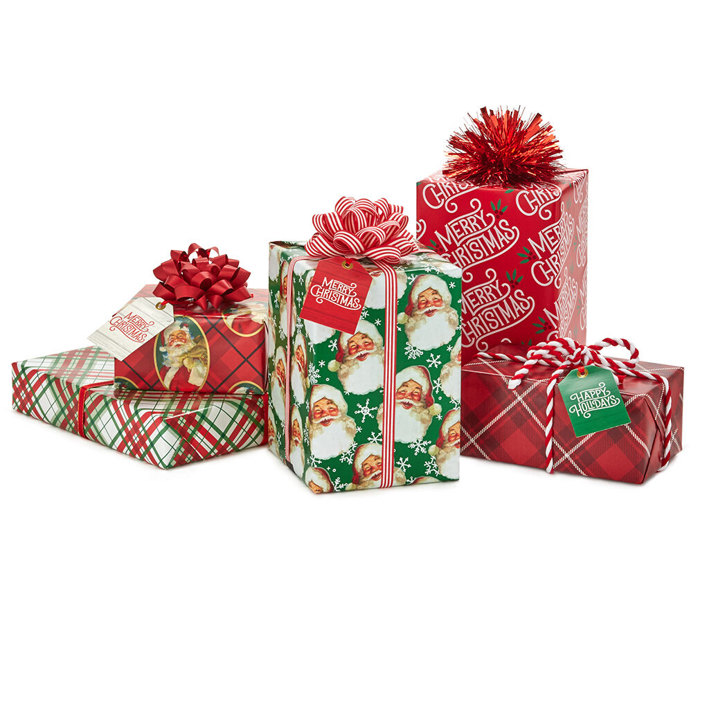 girls christmas wrapping paper