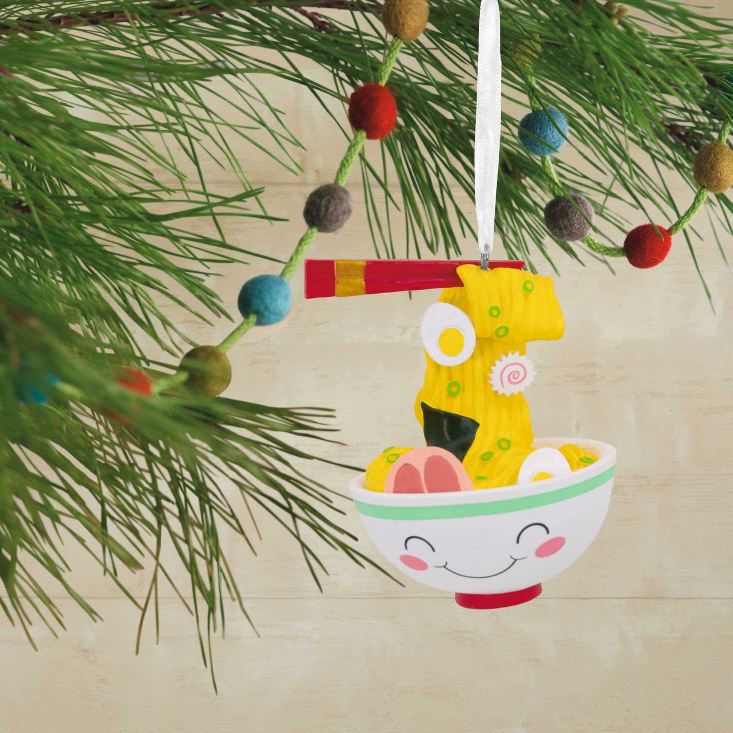 Ramen Bowl Christmas Ornament hanging on tree image number 2