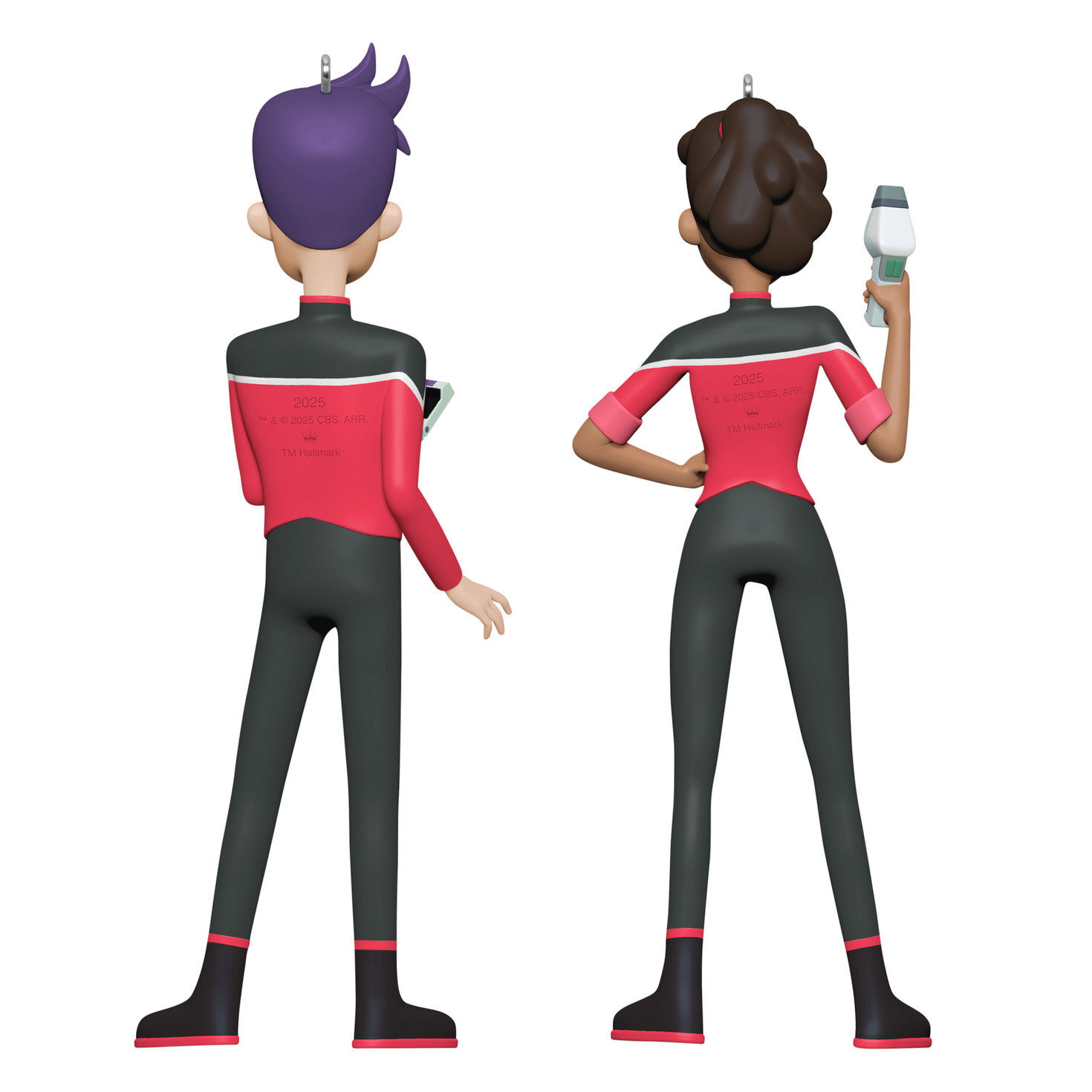 Star Trek Lower Decks 2 Ensigns Keepsake Ornaments Back image number 6