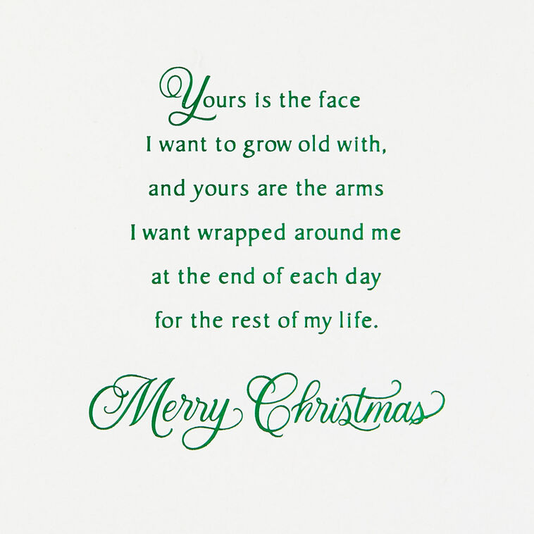 Gold Pine Cones Husband Christmas Card Sentiment image number 3